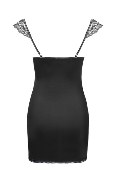 ELEGANCKA KOSZULKA Z KORONKĄ CZARNA STRINGI L/XL zdjęcie 8