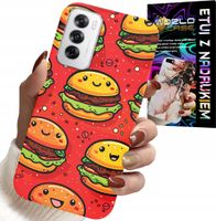 ETUI DO OPPO RENO12 PRO 5G - SŁODKIE UŚMIECHNIĘTE BURGERY POKROWIEC