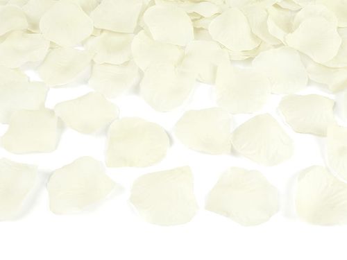 Tuba z płatkami róż, krem, 40cm na Arena.pl