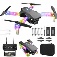 DRON Z PODWÓJNE KAMERY E99D DLA DZIECI TRANSMISJA WIFI +2 BATERIE ZESTAW