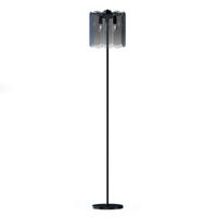 Stojąca Lampa podłogowa Nira ML3523-3-EBCN szkło przydymiony czarny