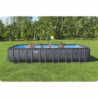 bestway basen stelażowy całoroczny apx 365 732x366cm pompa drabinka 561kg
