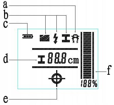 WYKRYWACZ DETEKTOR PRZEWODÓW KABLI METALI W ŚCIANIE DREWNA METALU + na Arena.pl