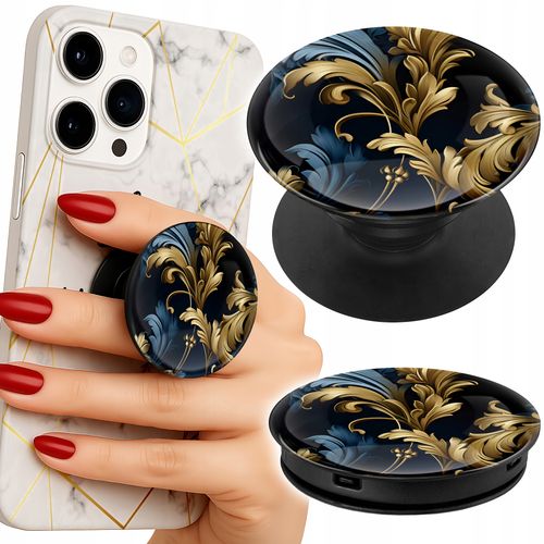 Uchwyt do telefonu Popsocket na palce/stojak ELEGANCKIE ZŁOTE MODNE WZORY na Arena.pl