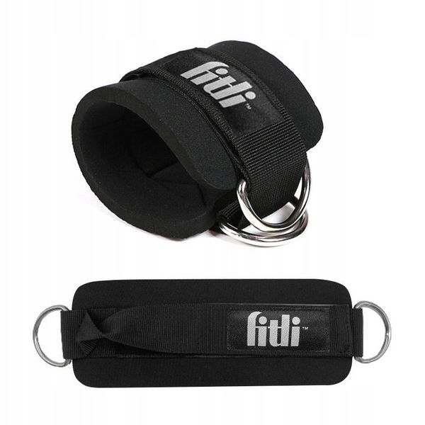 OPASKI TRENINGOWE NA KOSTKĘ KOSTKI SIŁOWNIĘ DO WYCIĄGU ATLASU ZESTAW 2 SZT zdjęcie 5