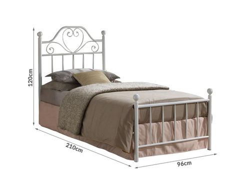 Łóżko Lima 90x200 białe na Arena.pl