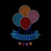 Arkusz z cyrkoniami do termotransferu - Holiday