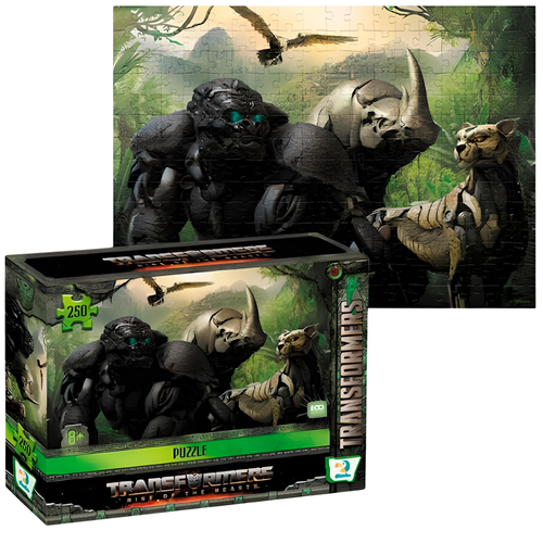 PUZZLE TRANSFORMERS 250 ELEMENTÓW POWŁOKA SOFT TOUCH UKŁADANKA DLA DZIECI na Arena.pl