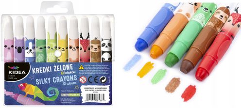 Kredki Żelowe 10Kol Kidea 5385 na Arena.pl