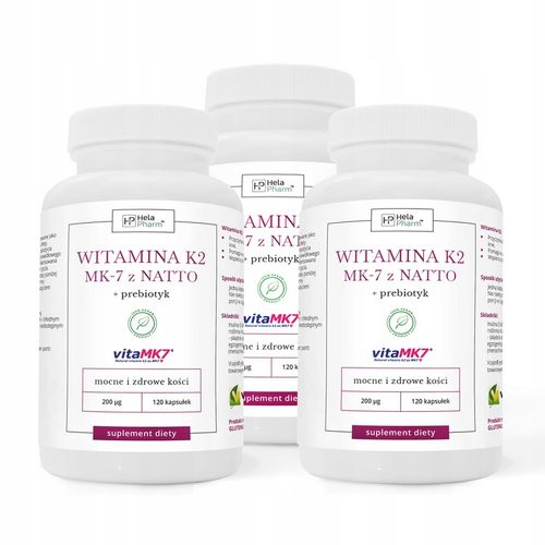 WITAMINA K2 vitaMK7 z NATTO 200µg KOŚCI 120 na Arena.pl