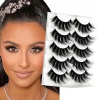 Sztuczne Rzęsy 5 Par 3D Są Miękkie I Wygodne