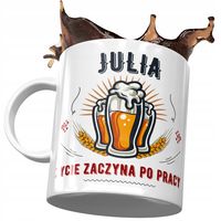 Kubek Dla Julii Julki Koleżanki Przyjaciółki Żony Z Nadrukiem Ze Zdjęciem