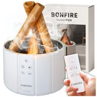 NAWILŻACZ POWIETRZA DYFUZOR LAMPKA NOCNA EFEKT PŁOMIENIA KOMINEK