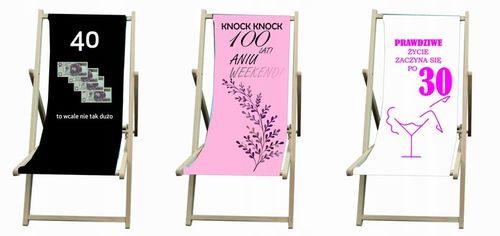 Leżak Leżaki z Nadrukiem Nadruk +Projekt REKLAMA na Arena.pl