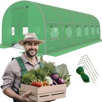 TUNEL FOLIOWY 18m² OGRODOWY SZKLARNIA 6x3m UV-4