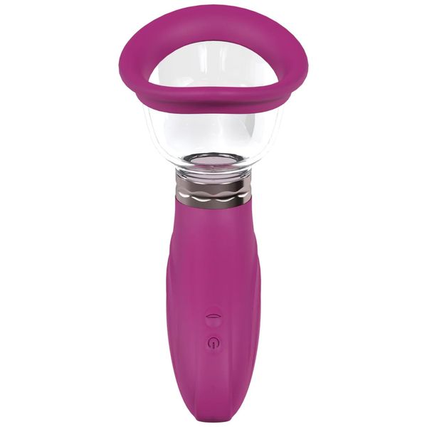 Delightful - Rechargeable Vulva And Breast Pump - Pink zdjęcie 3
