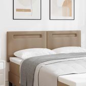 Zagłówek Ze LED Lights Z zagłówkiem Cappuccino 160 cm PVC