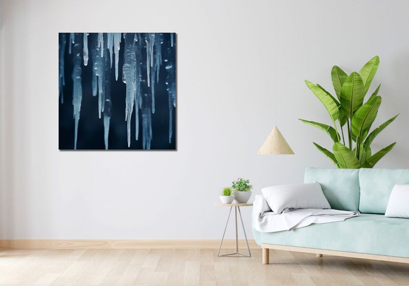 Obraz 90x90cm Zimowy Szept zdjęcie 2