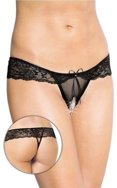 Koronkowe stringi damskie SoftLine 2443 M/L zdjęcie 1
