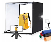 NAMIOT BEZCIENIOWY PU4040 LED 40X40cm 5500K do Fotografii Produktowej + Tła