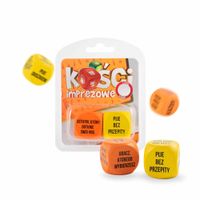 Zabawka - Kości Imprezowe - Urodzinowe - Różne Kolory