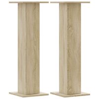 Stojaki na rośliny, 2 szt., dąb sonoma, 30x30x95 cm