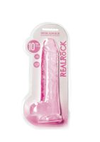 Realistic Dildo With Balls - 10""""/ 25,4 Cm