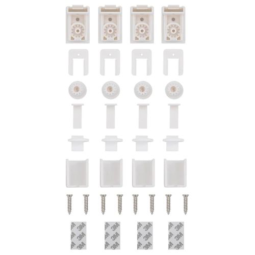 Roleta plisowana czarna 55x100 cm Szerokość tkaniny 54,4cm na Arena.pl