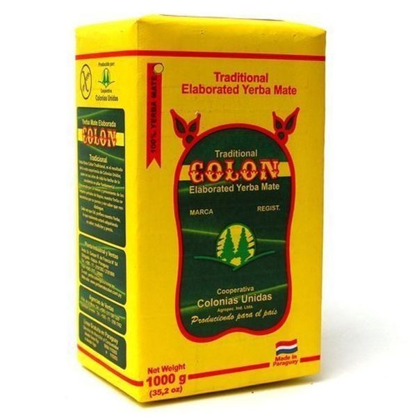 Yerba Mate Green COLON MAS ENERGIA GUARANA 2x 1KG Brazylia Paragwaj zdjęcie 2