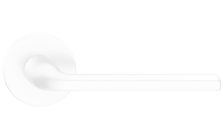 KLAMKA DRZWIOWA PREMIUM SCANDI R SL KOLOR BIAŁY zdjęcie 2