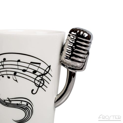 Kubek Mikrofon kubeczek prezent dla MUZYKA nutki na Arena.pl