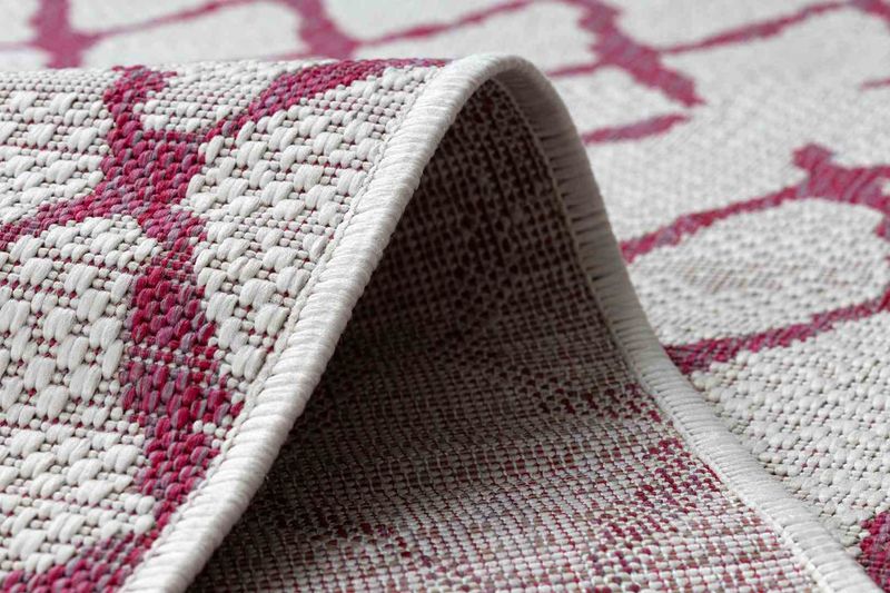 RUG/LU/VINEA/GRID/CREAM+PINK/80x150 zdjęcie 7