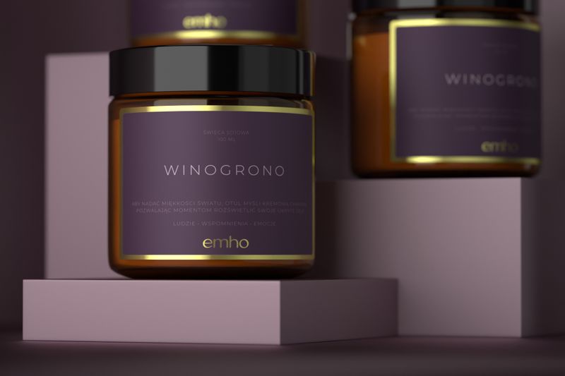 Świeca zapachowa WINOGRONO zdjęcie 3