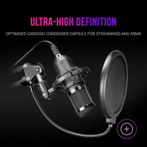 Mars Gaming MMICPRO, Mikrofon USB do Komputera ze Statywem IDEALNY PREZENT na Arena.pl