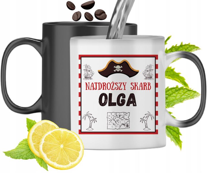 Dla Olgi Kubek Magiczny Córki Dziecka Prezent Z Nadrukiem Ze Zdjęciem zdjęcie 1