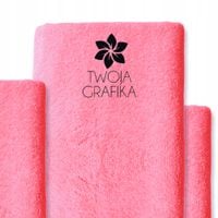 Personalizacja Haftowany ręcznik z LOGO firmy 140x70 bawełna 100% 30 szt