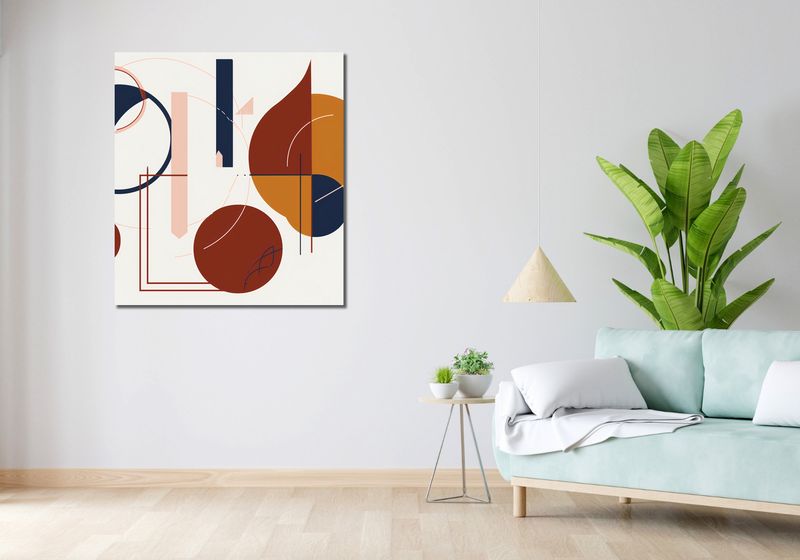 Obraz 90x100cm Harmonia Wnikliwa zdjęcie 2