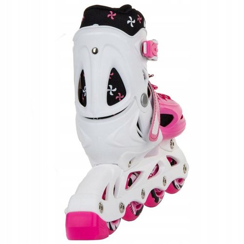 REGULOWANE ŁYŻWOROLKI WROTKI ŁYŻWY DLA DZIECI 4W1 ENERO 30-33 RÓŻOWE na Arena.pl