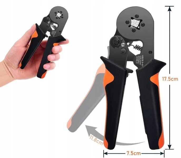 ZACISKARKA DO TULEJEK PRASKA KONEKTORÓW KOŃCÓWEK KABLI 1200 TULEJEK zdjęcie 8