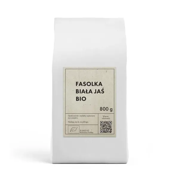 Fasolka BiaŁa JaŚ BIO 800 g - THE Planet zdjęcie 1