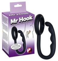 Mr Hook Pierścień na Penisa ze stymulatorem Prostaty