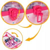 ZESTAW MAKE UP MANICURE W KUFERKU DLA DZIECI DO MALOWANIA PAZNOKCI LAKIERY