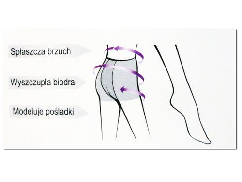 Rajstopy wyszczuplające 20 den slim Adrian Fumo 2 na Arena.pl