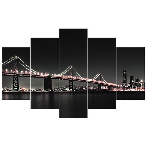 Obraz Płótno 100X63 Czerwony Most W San Francisco na Arena.pl