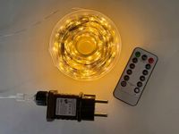 Lampki choinkowe 500 LED mikro drucik 50m IP65 pilot