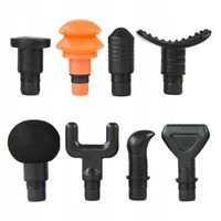 KOŃCÓWKI DO PISTOLETU MASUJĄCEGO MASAŻER WYMIENNE ZESTAW 8 SZT 4FIZJO