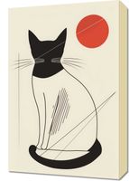 Obraz 40x60cm Czerwony Krąg