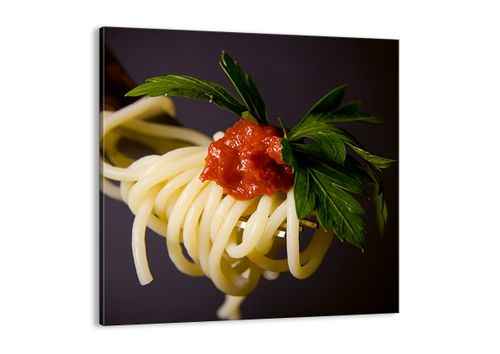 Obraz Na Płótnie - Spaghetti Sos  - 30X30 Cm - Ac30X30-1307 na Arena.pl
