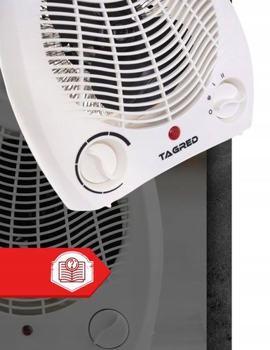 Grzejnik elektryczny Termowentylator Wydajna Farelka z Termostatem 2000W na Arena.pl