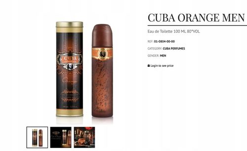 CUBA EDT MEN ORANGE 100ML na Arena.pl
